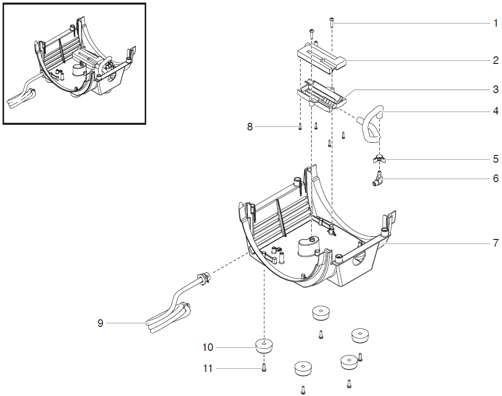 CapSpray 95 Lower Housing Assembly Parts